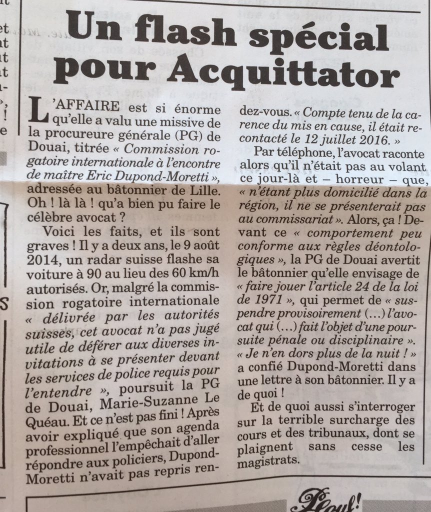 palais_au's tweet photo. Chers confrères, attention de ne pas rouler 30km/h au dessus de la limite si vous ne voulez pas que le PG saisisse votre Batonnier https://t.co/HL3fjfS3eS