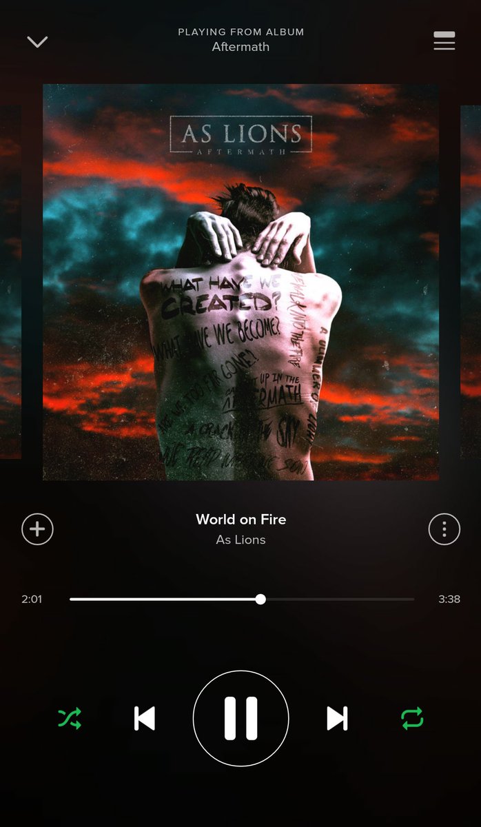AliamInvader's tweet photo. Oh mah god so good!!
@aslionsband #AftermathEP #WorldOnFire https://t.co/ofcfFOipBU