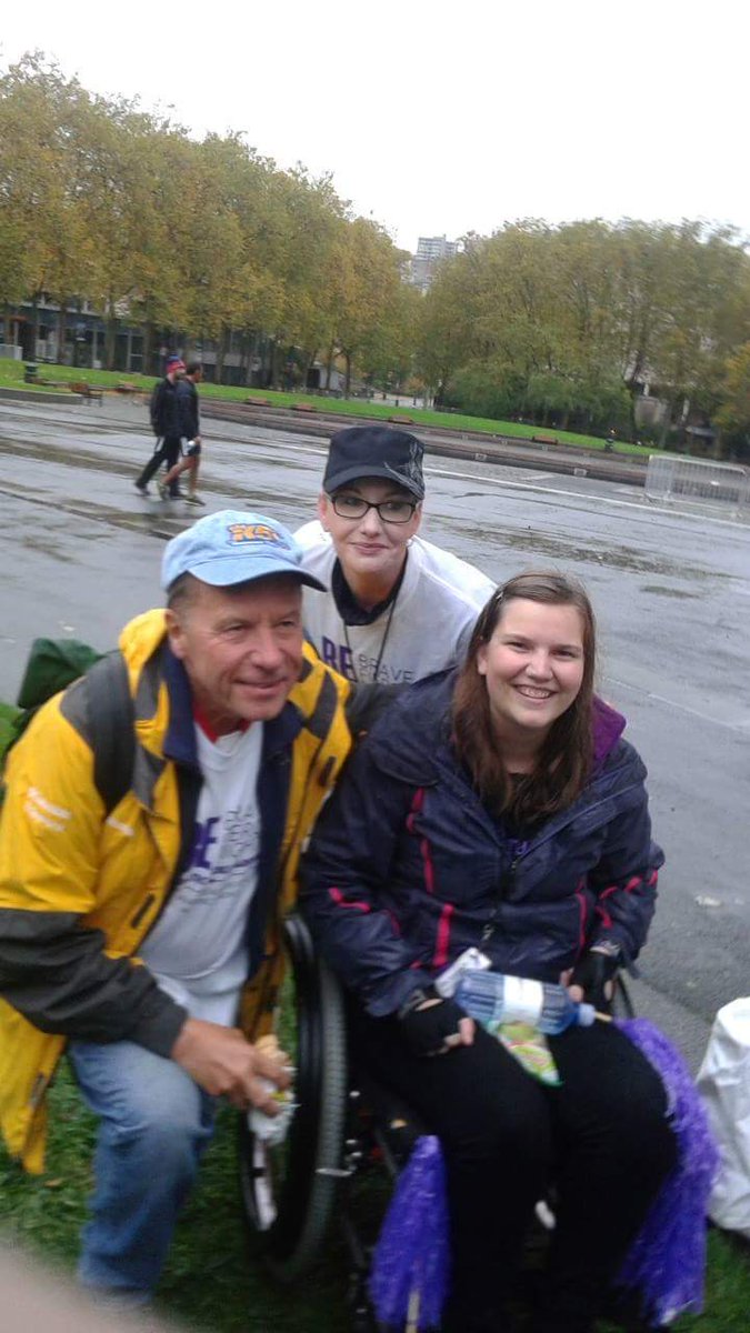 epeabs's tweet photo. Thanks to @rtmarriott  Kaysee &amp; Bailey here's a pic of them rep'ing the #PediatricStrokeWarriors Team, had a fun wet day raising awareness https://t.co/vbfWsH1d0g