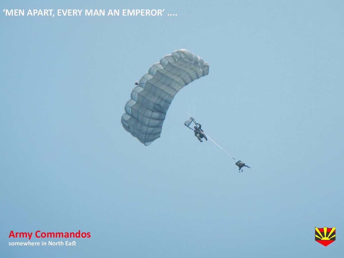 easterncomd's tweet photo. ‘MEN APART, EVERY MAN AN EMPEROR’ #IndianArmyCommando training somewhere in North East @adgpi https://t.co/Y16FxAFsc0