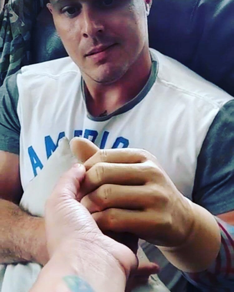 #Prosthetic #woundedveteran #purpleheart #proudveteran 
#mykidslovedit