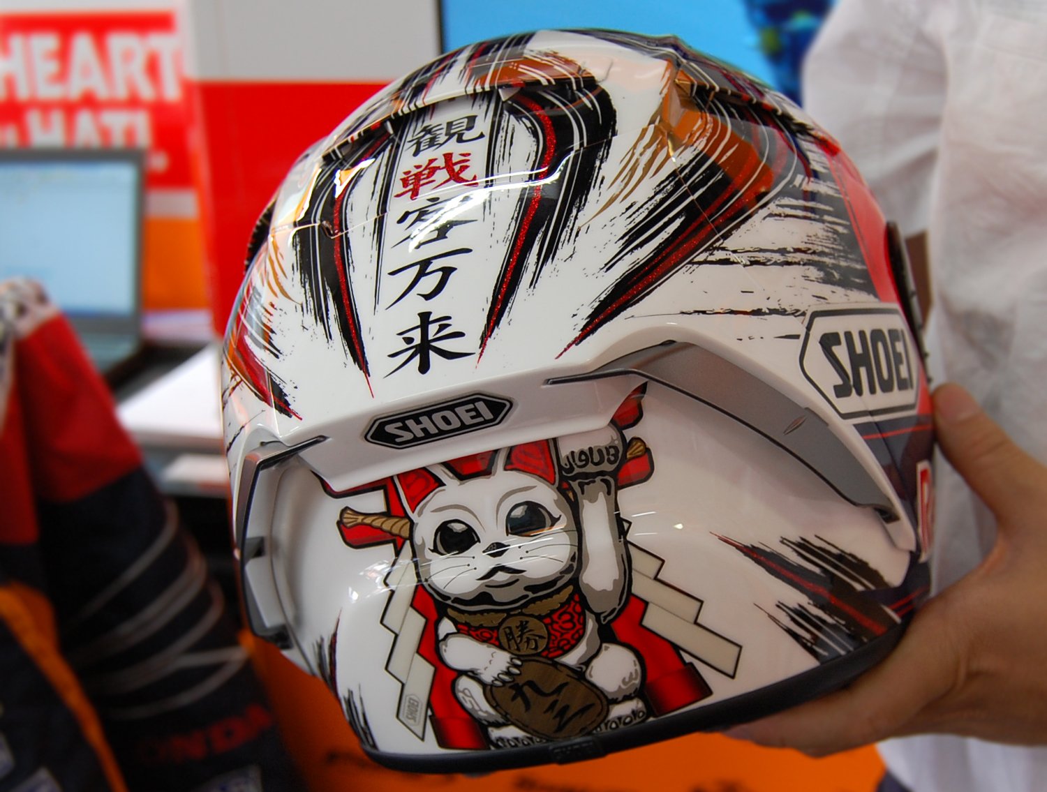 新品】マルク·マルケス SHOEIギャラリー限定 招き猫はりこ 皆さん