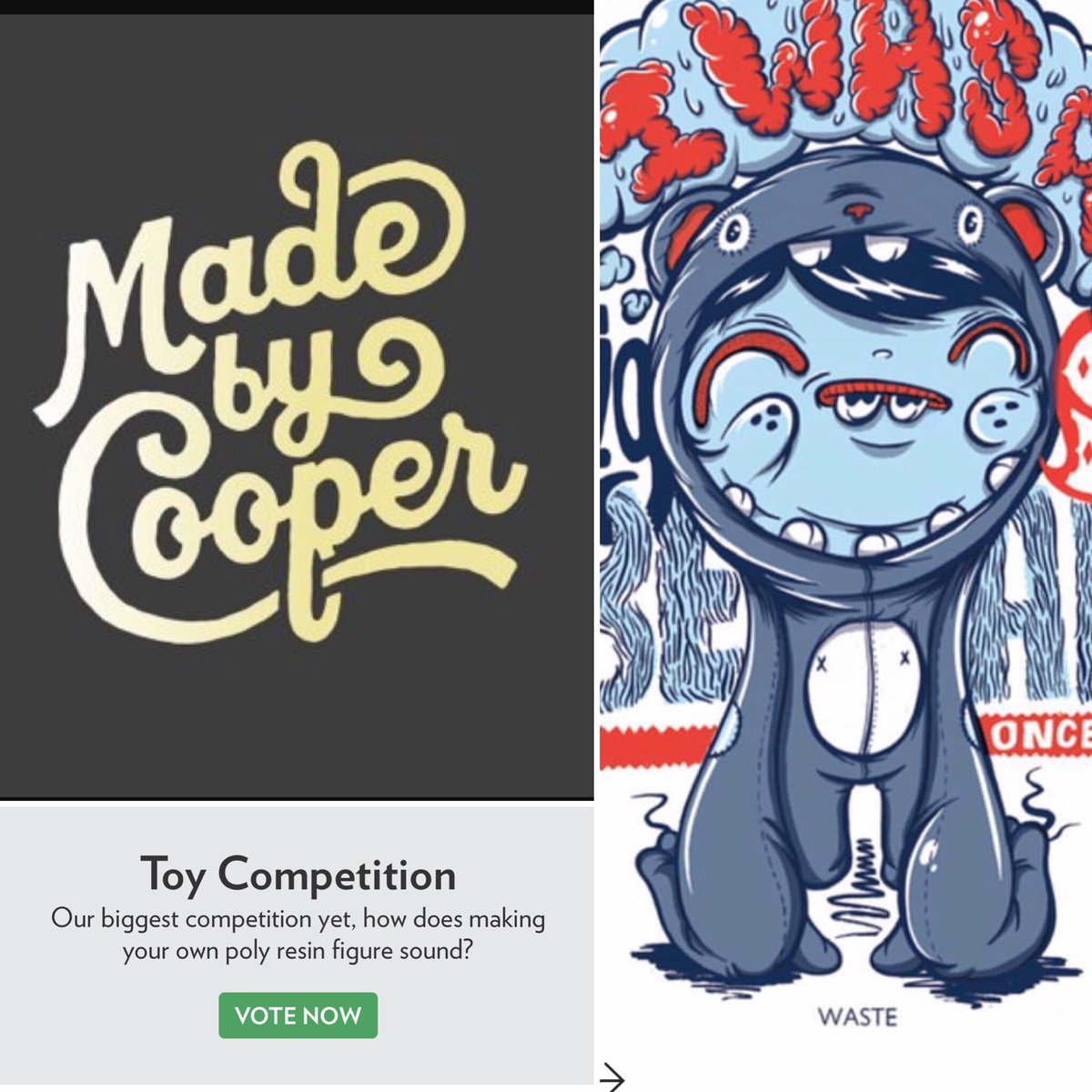 WasteStudio's tweet photo. Help us win this awesome @madebycooper competition by sharing and voting :-) https://t.co/JULYWvPMpo https://t.co/8SKoN3XOSq
