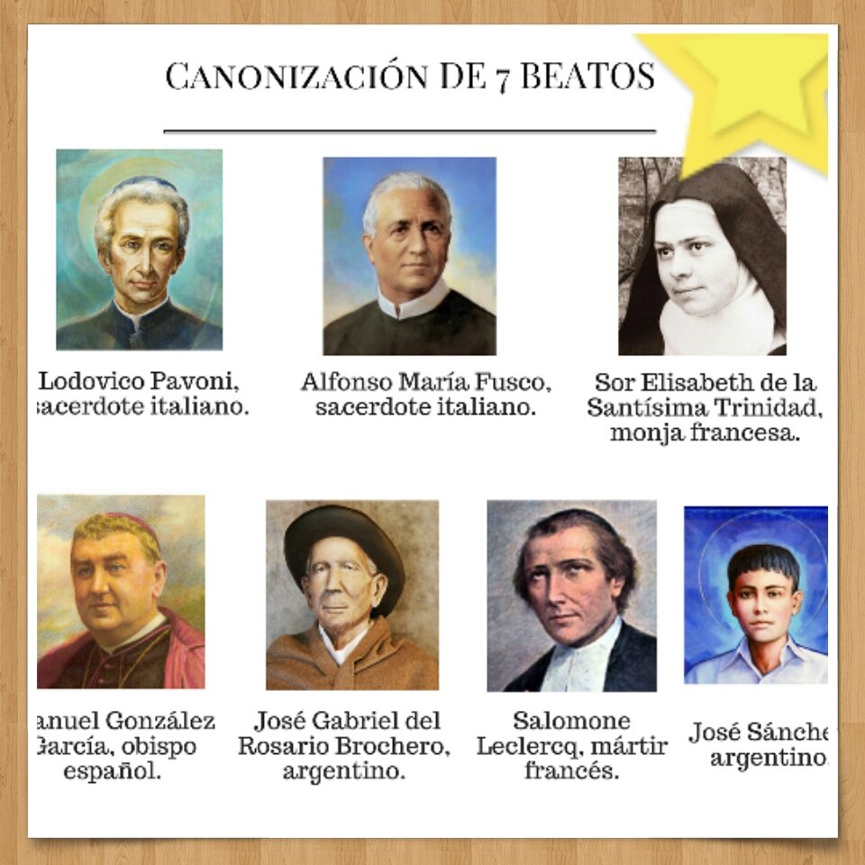 paterjm's tweet photo. #FelizDomingo 
Día de canonizaciones en Roma. ¡Que estos nuevos santos intercedan por nosotros desde el cielo! https://t.co/KQDRyuzbHC