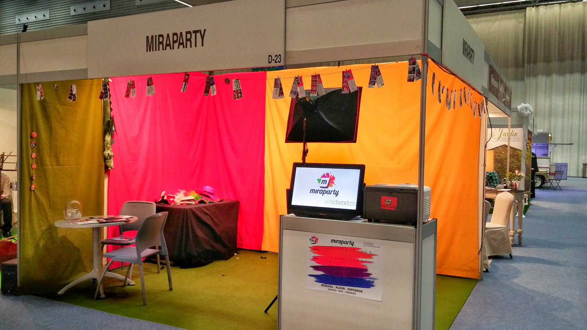 miraparty's tweet photo. Te esperamos en nuestro stand de @Bec_Expobodas , ven a conocernos y sácate una foto en nuestro #photocall :) https://t.co/9cdPOb7ui4