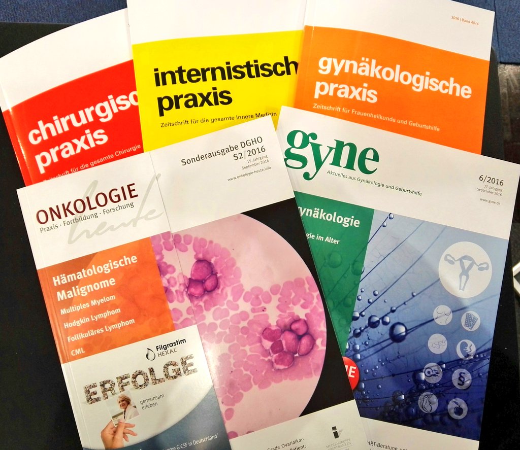 MGO_Fachverlage's tweet photo. Lernen Sie unsere #Fachmagazine kennen und holen Sie sich eine #kostenfreie aktuelle Ausgabe an #Stand67 #DGHO #Jahrestagung  #Onkologie https://t.co/VWyiGkFmdQ