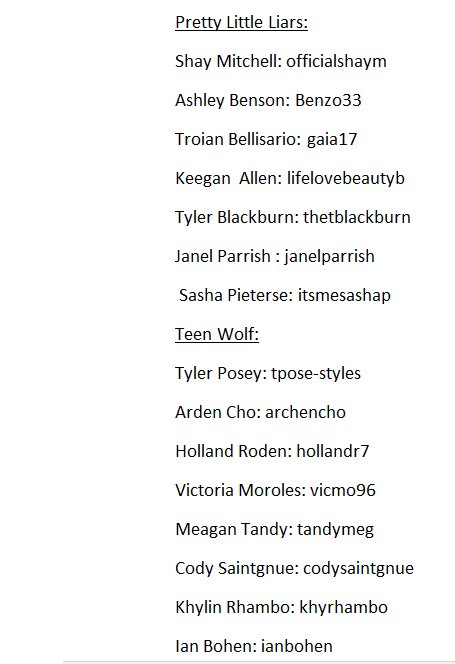 lnfosSeriesFR's tweet photo. ♦ Voici une liste récapitulatif des snapchat d'acteurs de séries ! https://t.co/BH2bbDG601