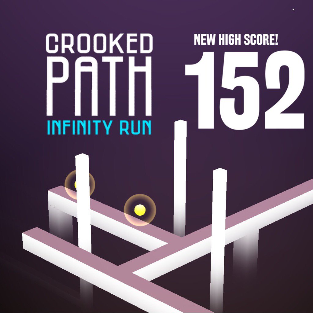 kbexinbiz's tweet photo. Check it out! I just scored 152 on Crooked Path: Infinity Run! #CrookedPathInfinityRun @RuvixArts https://t.co/dsLXArvRiE
