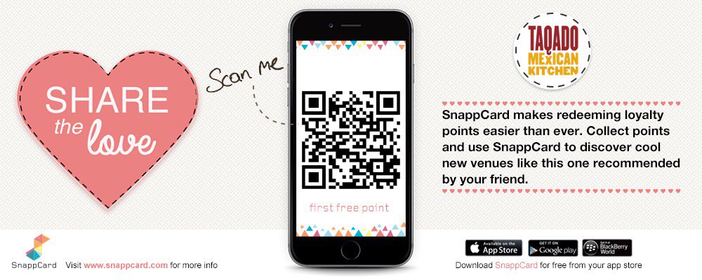 claudebrito's tweet photo. Discover the city’s best venues, like Taqado Mexican Kitchen. Download @SnappCard https://t.co/5hBuyK0Zr9 https://t.co/0ozA5LP4nc