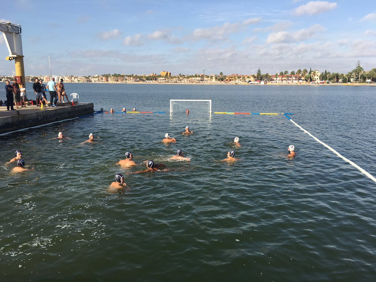 Arranca el #waterpolo 🏐🏊🏐🏊‍♀️#MarMenorGames con un ambientazo en Los Alcazares <a href="/WaterpoloSanJav/">Waterpolo San Javier</a> <a href="/WaterpoloMurcia/">Club Waterpolo Murcia</a> @CWMiralmonte felicidades