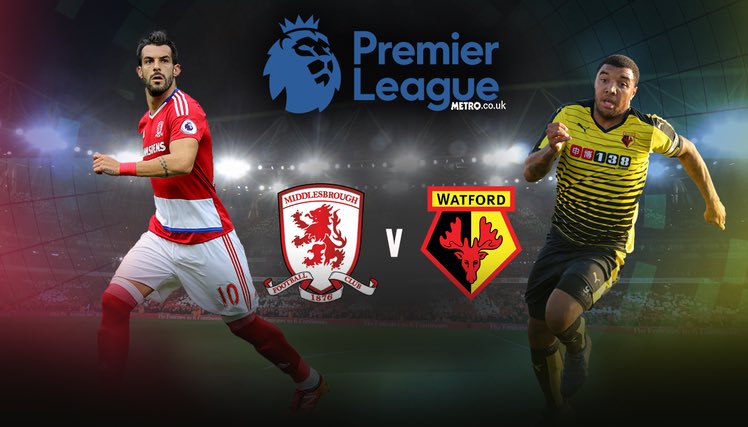 Live at 1.30pm we are showing Middlesbrough v Watford.
Big screen and full commentary 
#SuperSunday #PremierLeague #middlesbroughFC #UTB