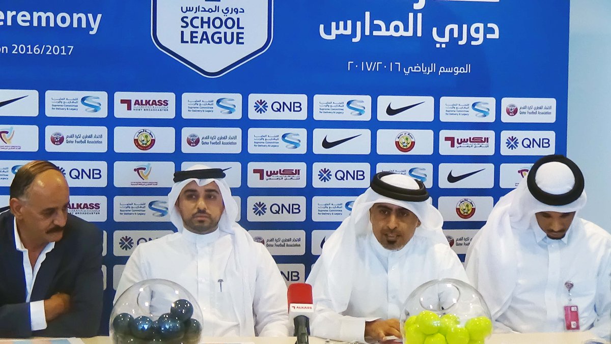QSSA5's tweet photo. جانب من قرعة دوري المدارس النسخة الرابعة لتحديد المجموعات والفرق 
#دوري_المدارس_لكرة_القدم https://t.co/uvWgKHpDCo