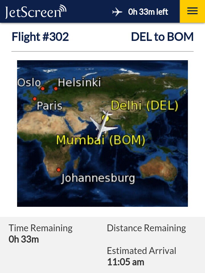 CitizenAnkit's tweet image. Hey @jetairways, I had a great time with your #JetScreen today!