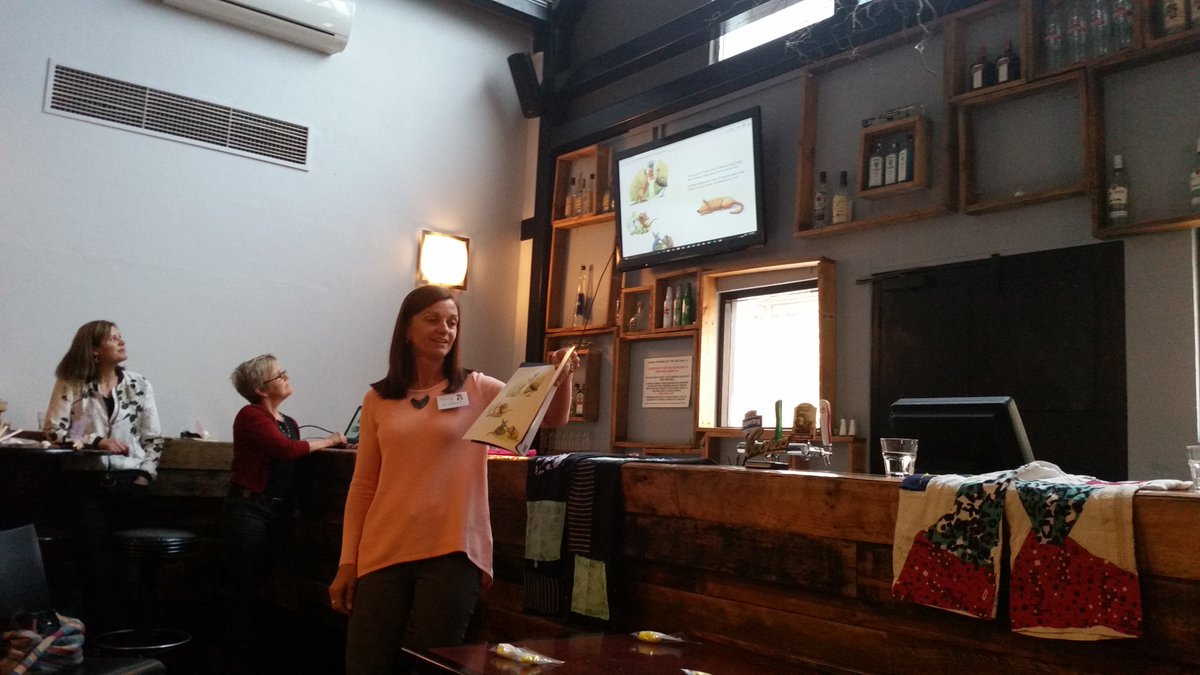 Tania_Ingram's tweet photo. Some silly fun at the speed launches thanks to @Kel_Hibbert and Mandi Graham. What a riot! #SASCBWI #Funny #Speedlaunch @scbwiaustralia https://t.co/mVXECMEPlD