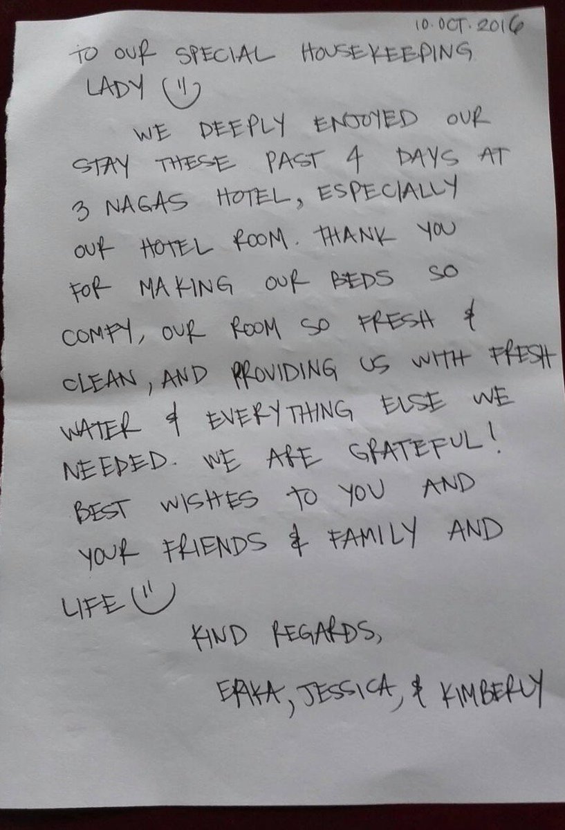 Kind words from our guests Erika, Jessica, and Kimberly, means a lot for us!
 Thank you so much!
3 Nagas team :)