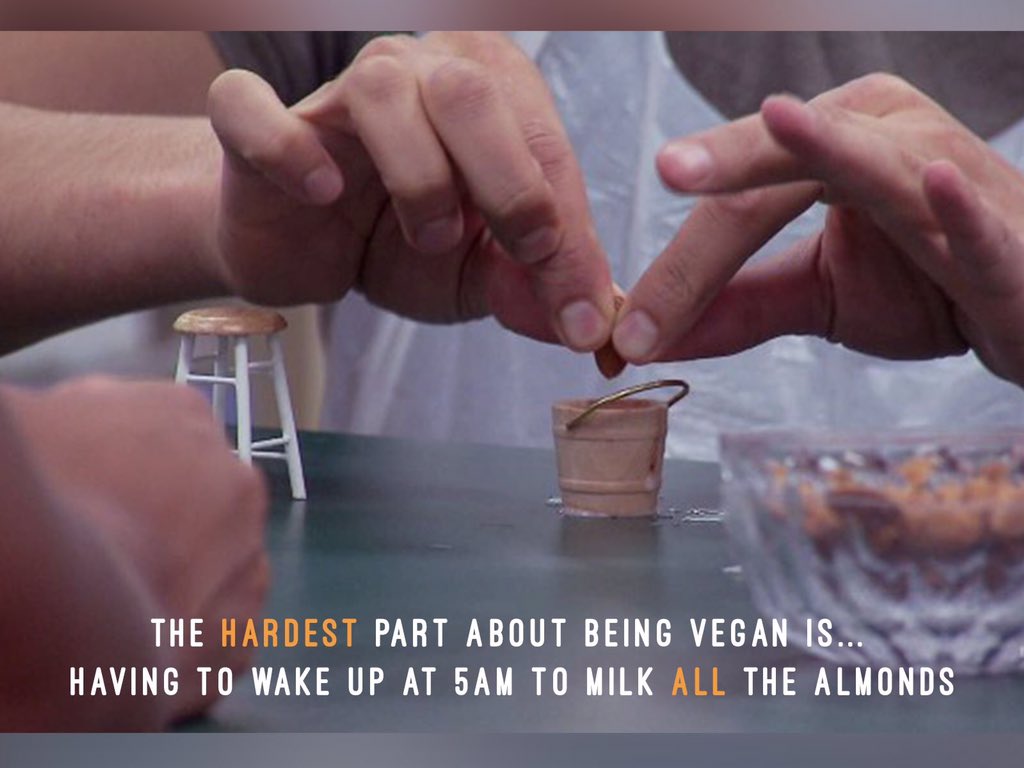 Must be shitty. #almondmilk. #vegan. @loadedfry. 