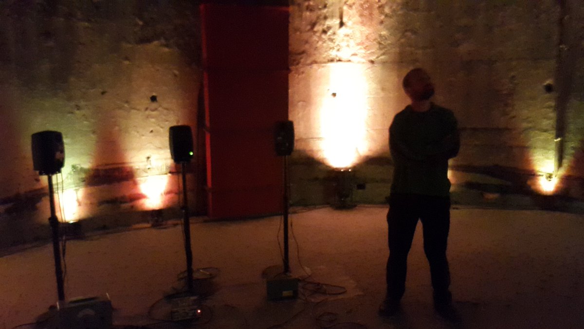 DimitriLaunder's tweet photo. Artist in Residence #RobMullender @BrunelMuseum sonic experiments with #WajidYassen https://t.co/dcs1Fr45Dq @concretegestures @walkingpix https://t.co/dqbhc1FVXP