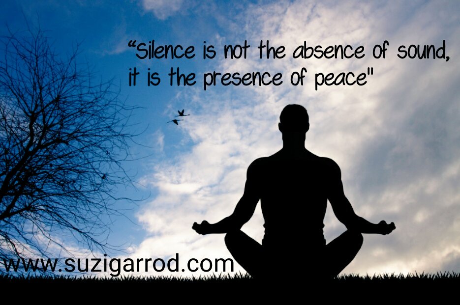 suzigarrodevent's tweet photo. Silence is not the absence of sound, it is the presence of peace.  #meditation #innerpeace #unleashyoursoulpotential https://t.co/C2UBcpPsk6