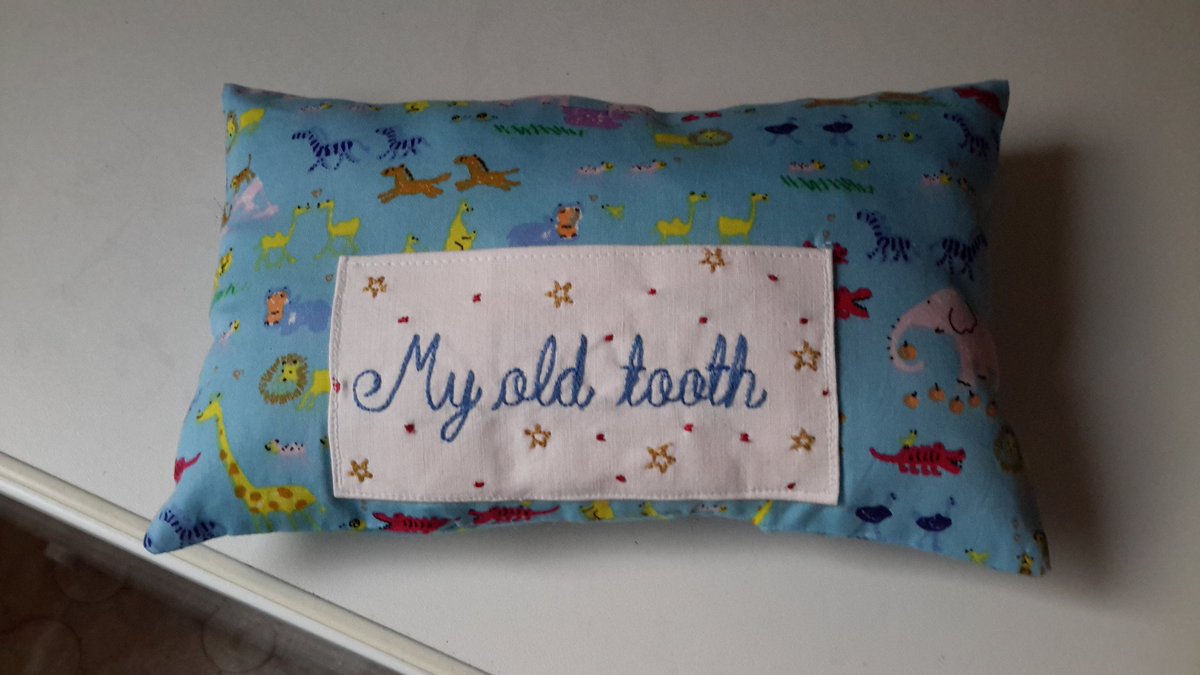 Tooth fairy pillows with pocket for tooth only £3.50
