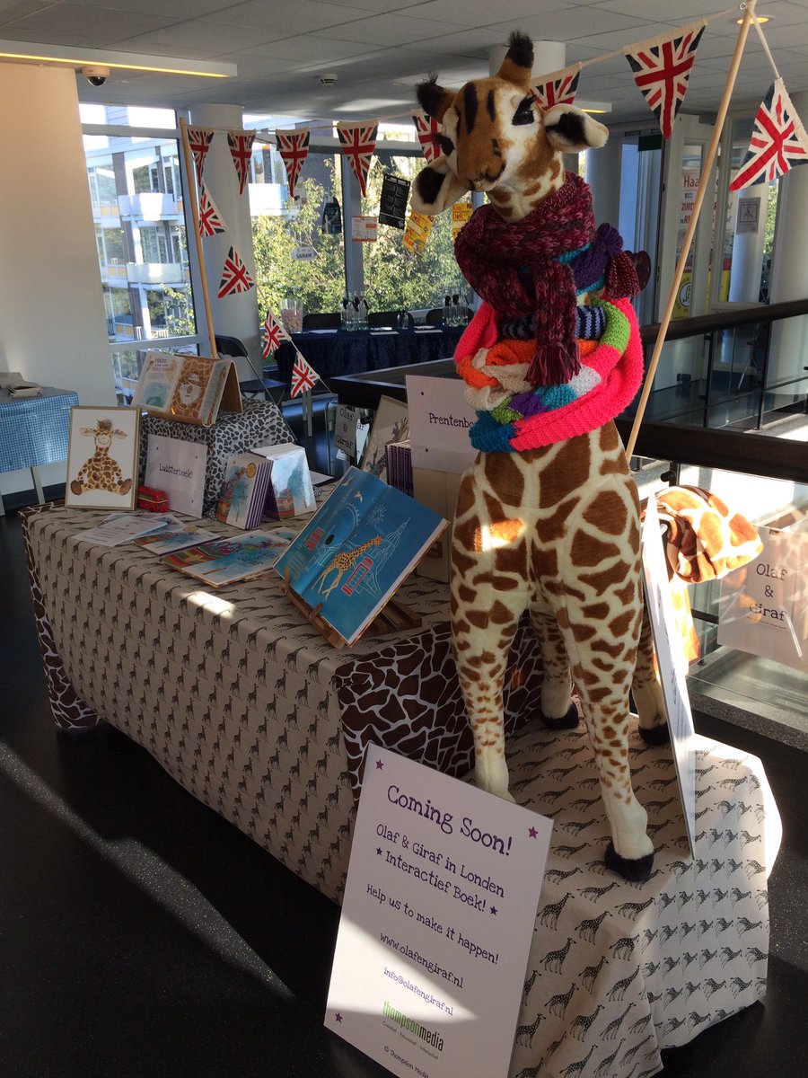 Having fun at the #kinderboekenmarkt in The Hague!'