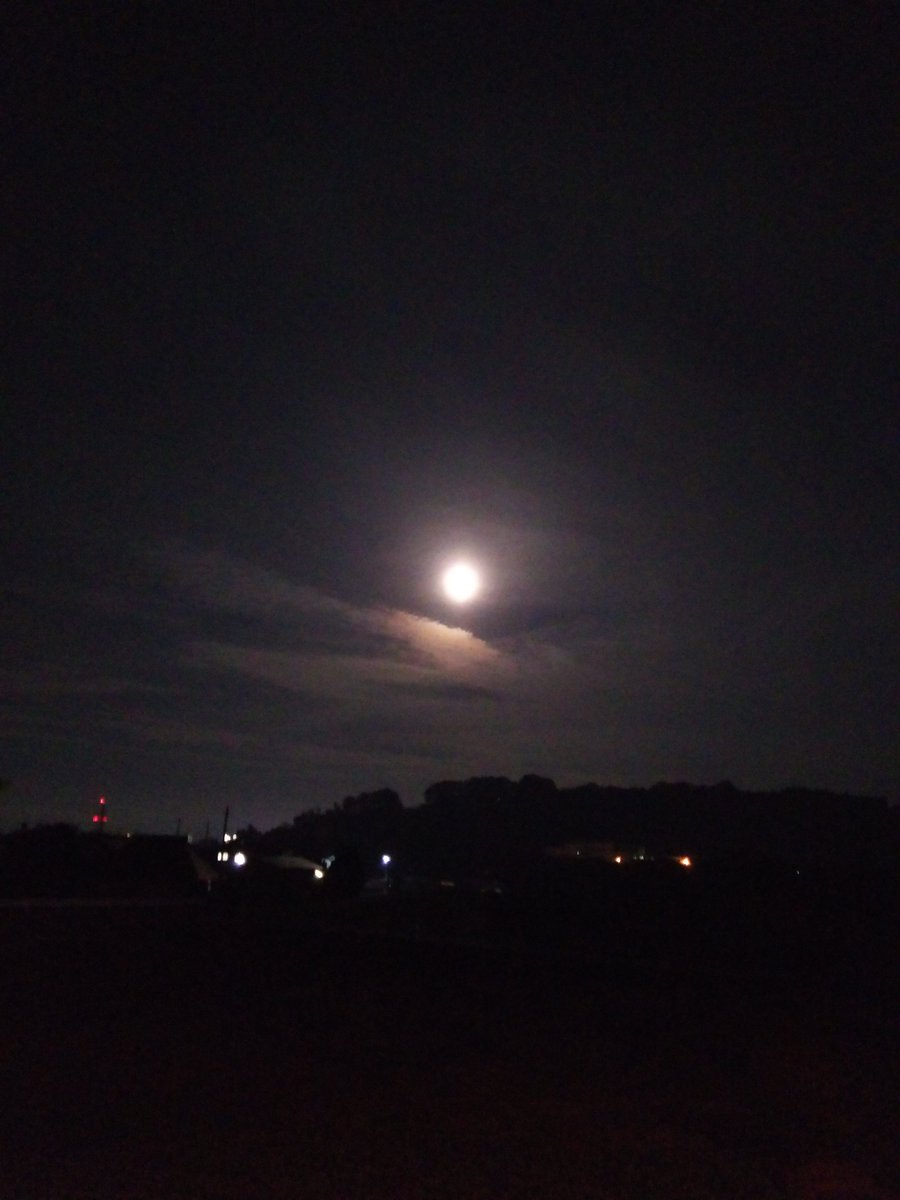 ____tm317's tweet photo. 写真じゃ伝わらないけど、今夜は月がすごく綺麗だよ。上手に撮れなかったけど 笑 https://t.co/H8s87FmUKP