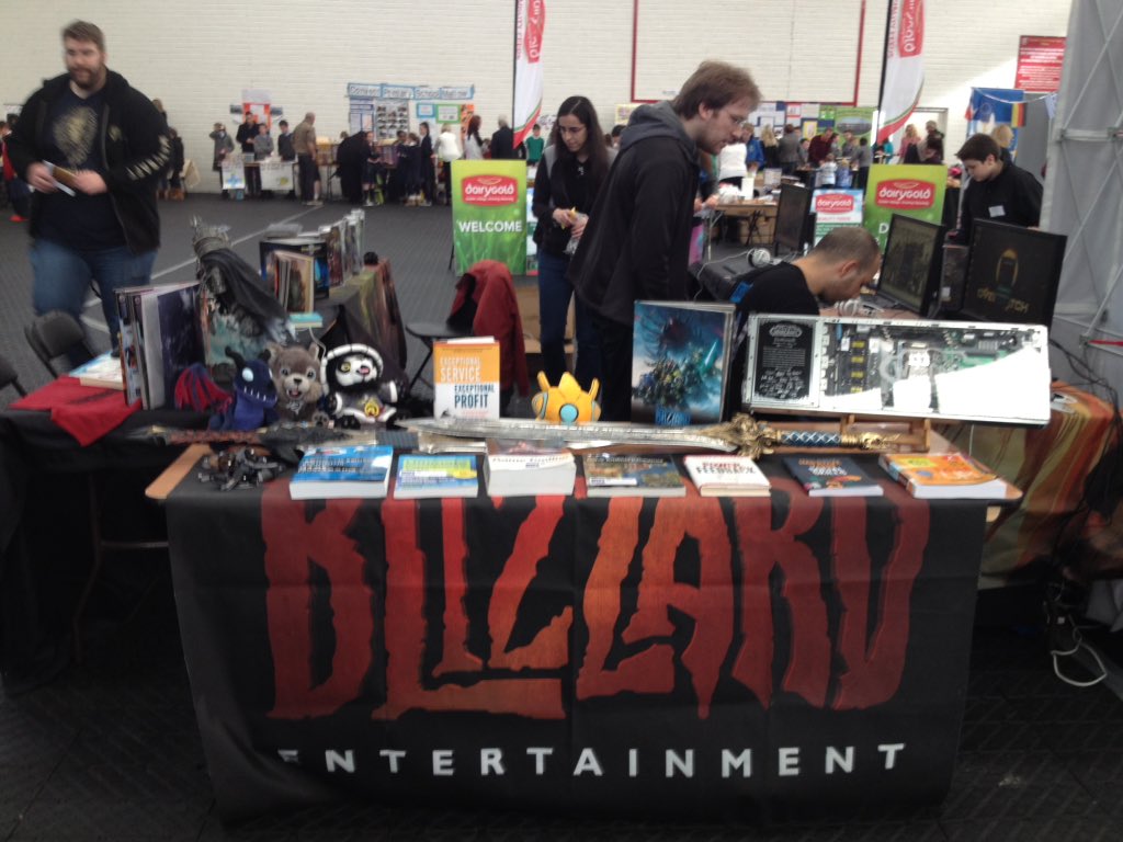 MunsterSTEM's tweet photo. @Blizzard_Ent exhibit taking shape https://t.co/V3Ys93Gstr