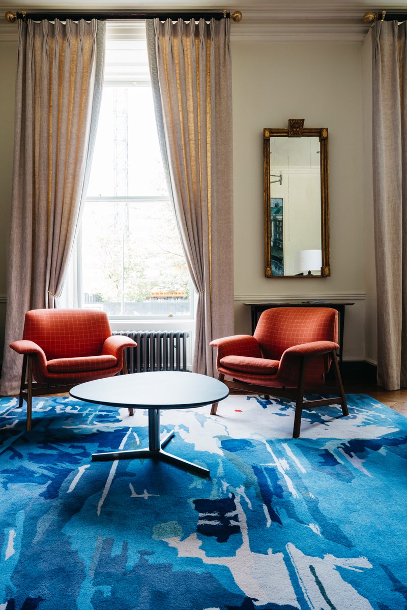 Ceadogan's tweet image. We enjoyed working with Irish artist Donald Teskey to create these unique and interesting rugs for a client in Dublin.