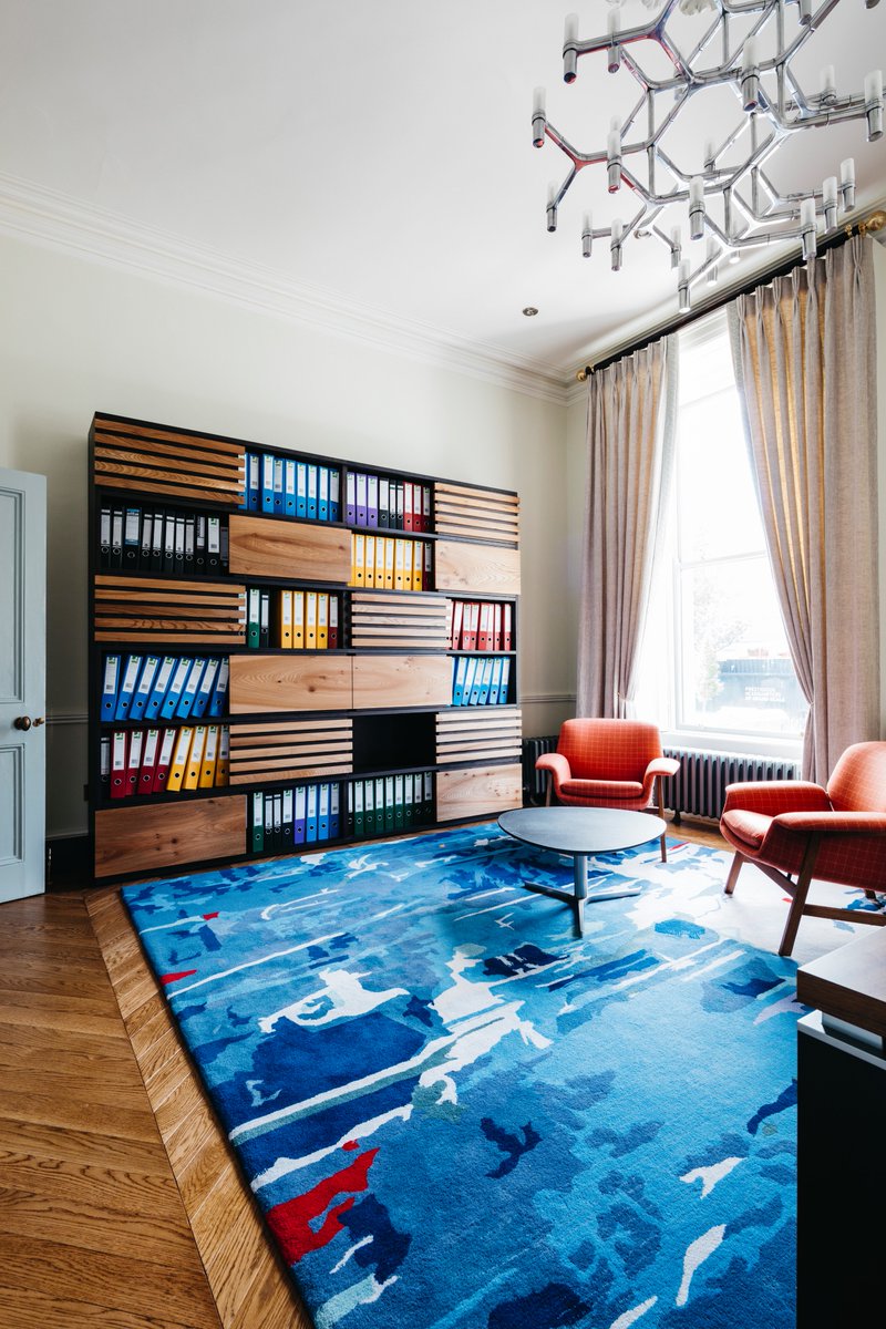 We enjoyed working with Irish artist Donald Teskey to create these unique and interesting rugs for a client in Dublin.