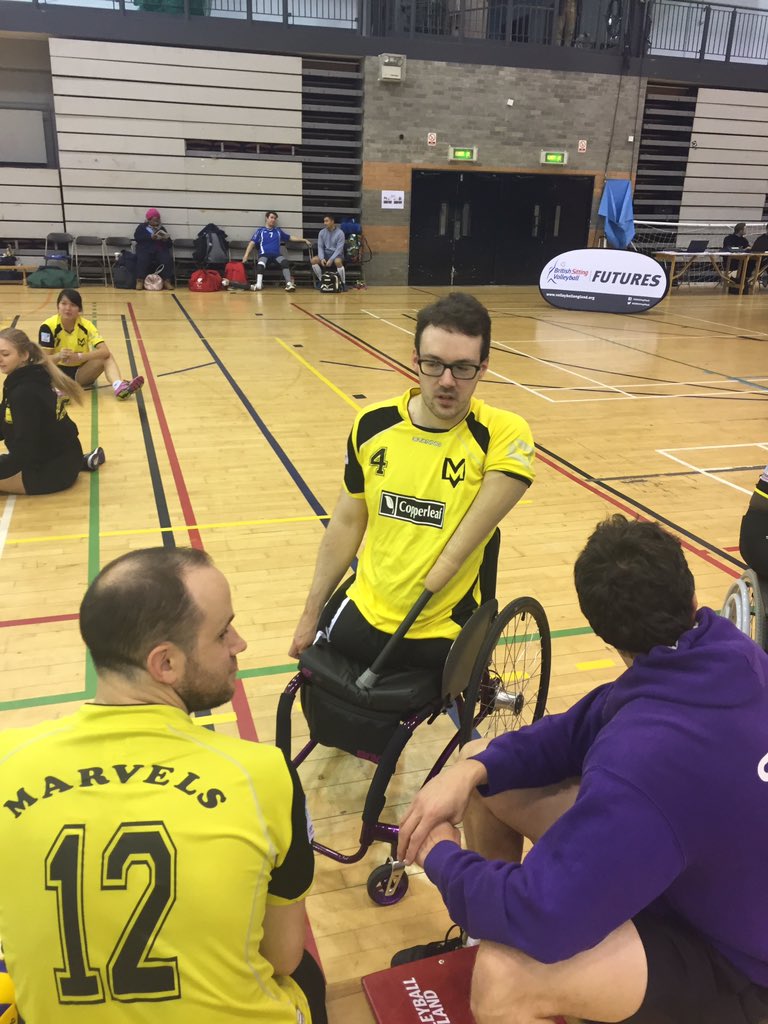 ManchesterSVB's tweet image. Our first MVP of the day is... Steve Allen! #ManchesterSittingVolleyball