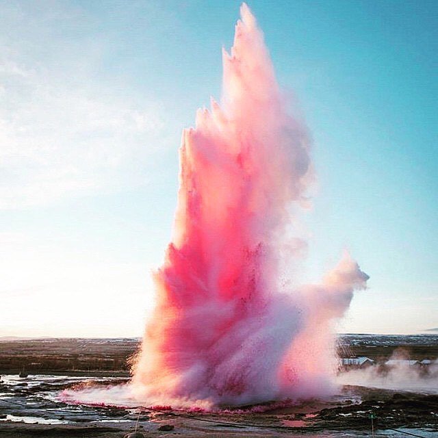 fubiz's tweet image. Pink Geyser in Iceland by Marco Evaristti 
#iceland #geyser #art #photography #fubiz #insp… bit.ly/2e5s4QB
