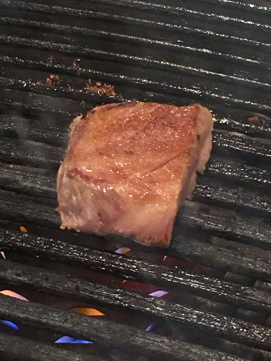 Tytakeshi's tweet photo. Ox tongue, and yes, I ate it, and yes, it was good #addlemon #Koreanfood #Japan #牛タン https://t.co/j0kSjw205h