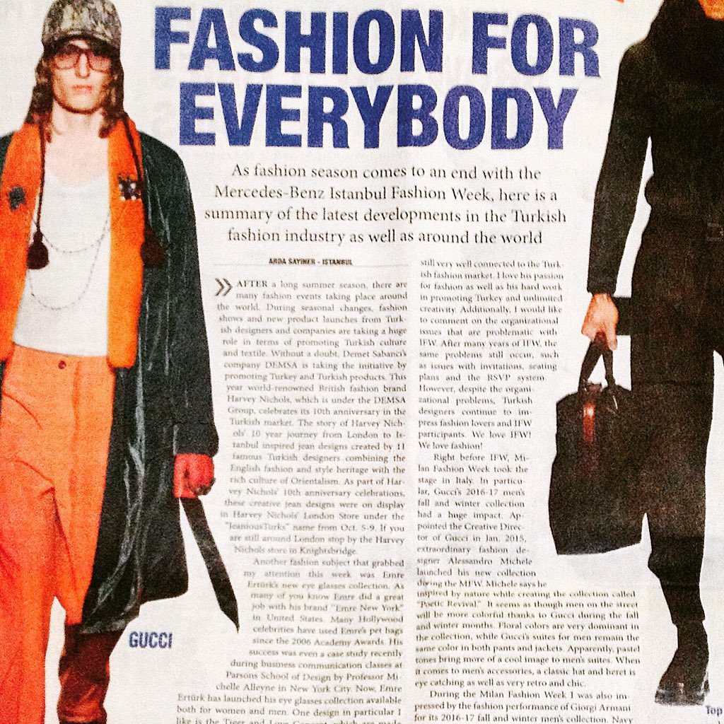 EMRENY's tweet image. Great article #EmreErturk #EmréNY #bags #skirts #glasses and being case at NY Parsons School of Design