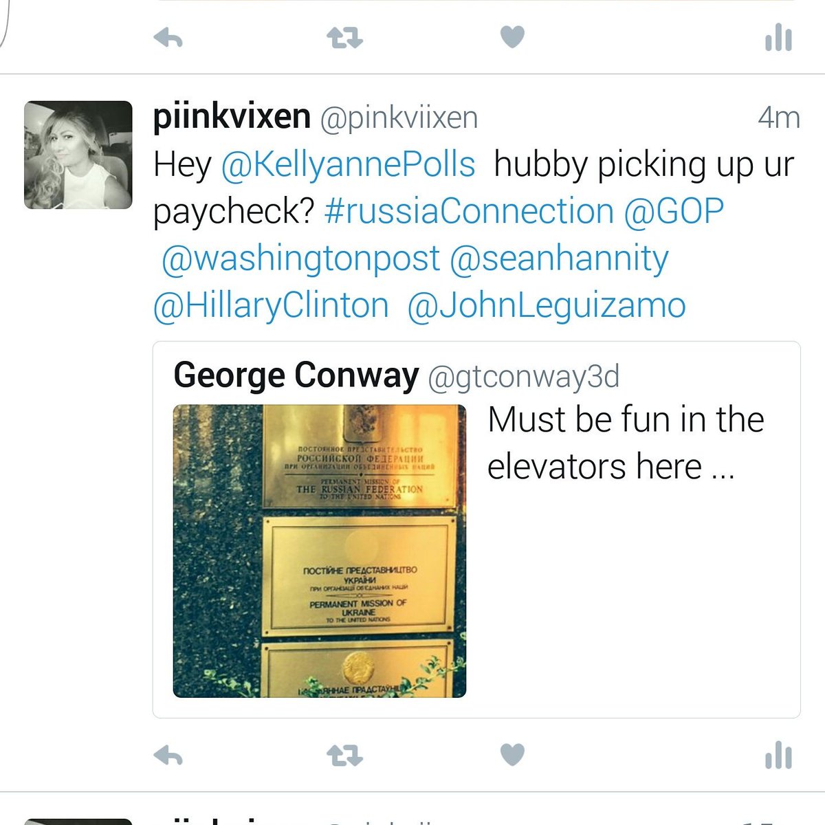 pinkviixen's tweet image. and e may know how..yeah and KellyannePolls husband maybe dropping payment #russian #emailhackers