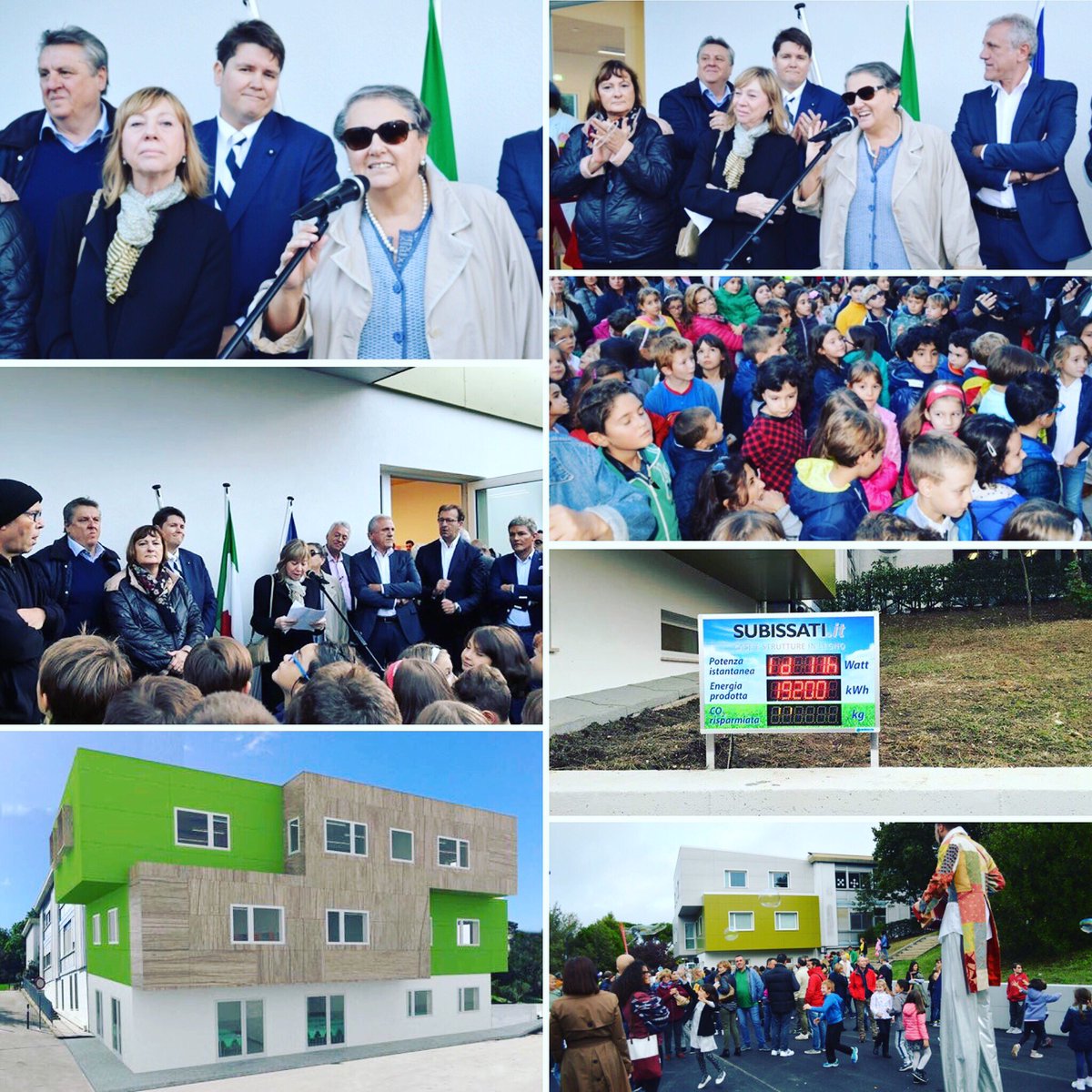 ELodolini's tweet photo. #Ancona inaugurazione nuova Scuola #Socciarelli realizzata da #Subissati in 80 giorni. Brava Amministrazione comunale @ComuneAncona https://t.co/HIXNyhximZ