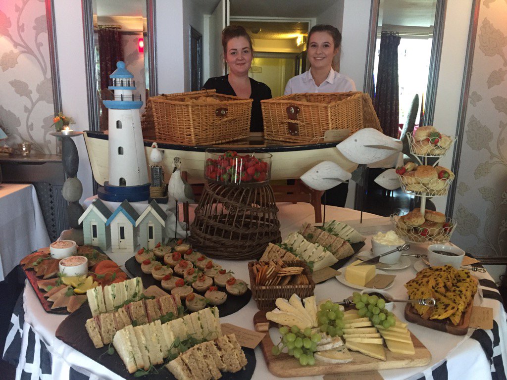 All #Cornish style running #buffet for 110 guests today. Well done Adam and Phil looks great! Served by smiling Staff