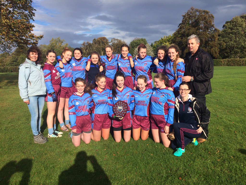 cartychristine's tweet photo. @NaomhOlaf under16 shield winners. Thanks to @CualaCLG for a cracking final #serioussupport #gaa4life #ladiesgaa https://t.co/PznKIQzds3
