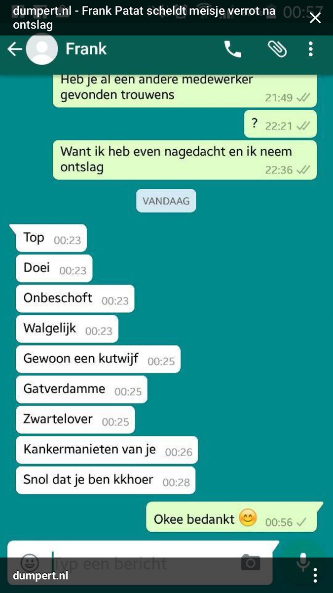 Niet heel #netjes😭 Het is erg stil <a href="/frankpatat/">Jan-Alexander Dockers</a> 
#dumpert <a href="/dumpert/">Dumpert</a> joehoe <a href="/frankpatat/">Jan-Alexander Dockers</a> waar ben je ????  Mooie bus trouwens rijd erg snel🚐#rot