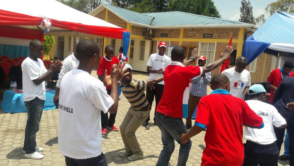 Today RPF Youth cadres of #Karongi #Ngororero&amp; #Nyabihu celebrating achievements &amp; vowing 2 maintain the progress