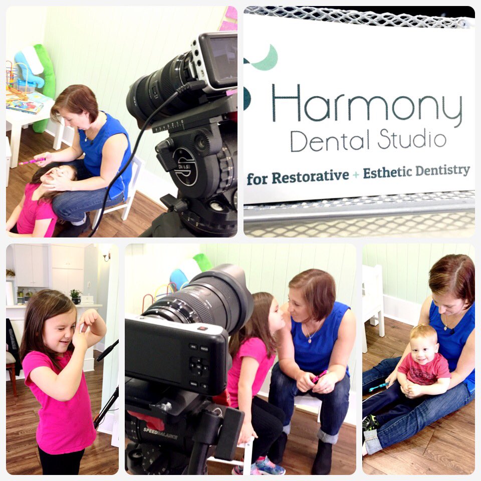 BCschoolCovid's tweet photo. Filming "how to brush your child's teeth" segments with @DrMaureenPiche Love filming with kids and these two are extra special 😊🎥#oralcare https://t.co/49XoViq6E5
