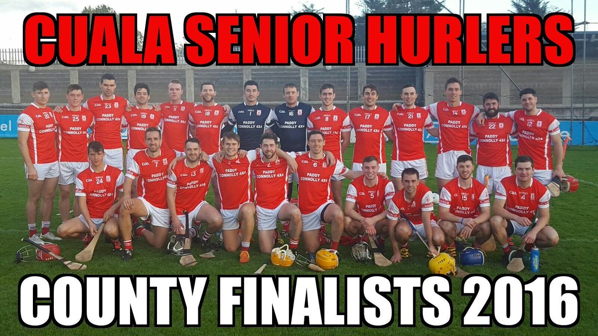 CualaCLG's tweet photo. Our Senior Hurlers will play @KCrokesGAAClub in the #DublinSHC on Saturday week at 3pm. Big Support Required! https://t.co/Ir1Y2FjDuP