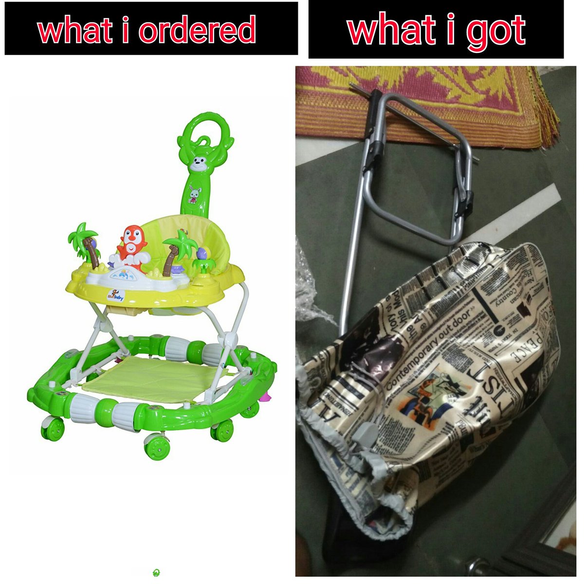 jayu27k's tweet image. @AmazonHelp @amazonIN @amazon 
Can ur CS help me to understand how can i teach my nephew to walk with this
#liarAmazon (2/2)