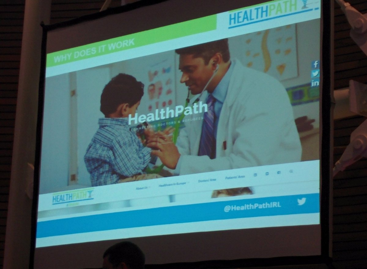 futurerootsIE's tweet photo. @HealthPathIRL really liking the colour scheme 😉 at #CMHack16! #Simple #Clean #Effective https://t.co/ngd3K2ZHla