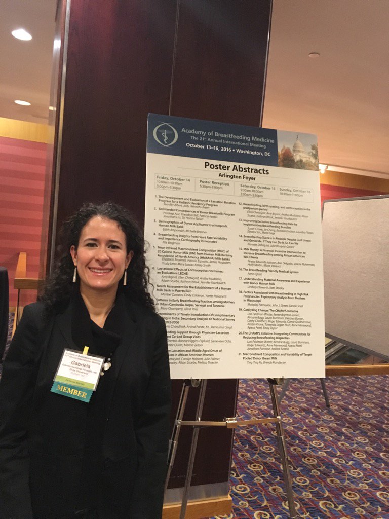 GabrielaPedsMD's tweet photo. @BFMedicine had a great time at #ABM16!! See you next time https://t.co/lm9PhG9Xd9
