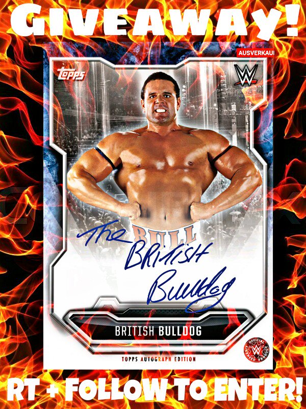 Razor_S04's tweet photo. Suprise! The British Bulldog is the first giveaway card since a long time! RT + FOLLOW TO ENTER! https://t.co/vCK1OD7qpN
