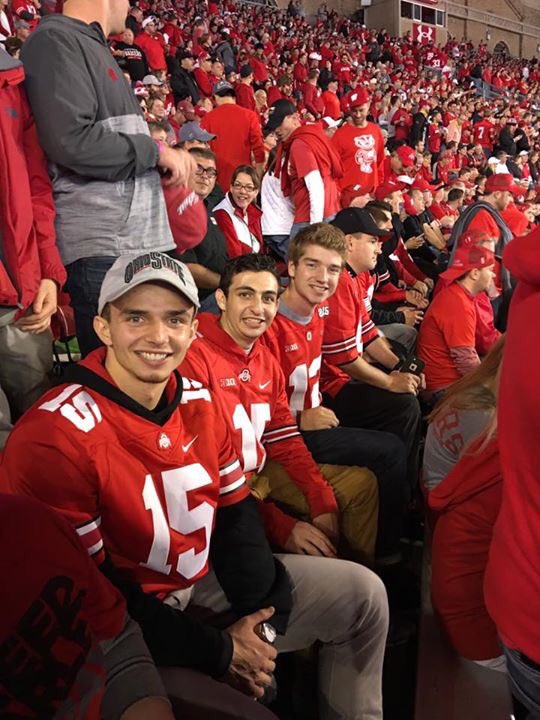 OSUDSP's tweet image. Nothing better than some Brothers supporting the Buckeyes! An unbelievable win - go bucks! #OSUDSP