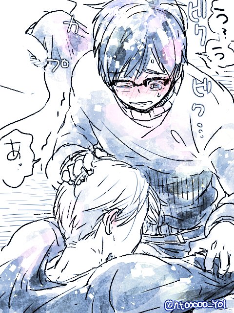 【ヴィク勇】 私の中での鉄板…攻めが受けに甘える&受けが攻めにやさしくするのが大好物で仕方がない(/ω\)※四枚目下ネタ注意! 