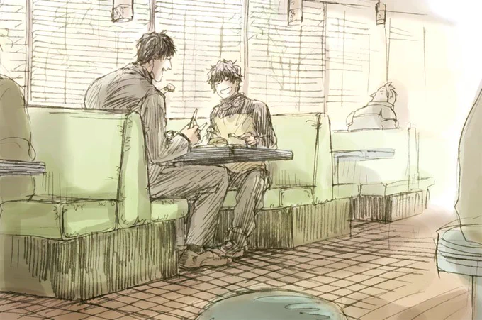 行きつけのダイナー。 