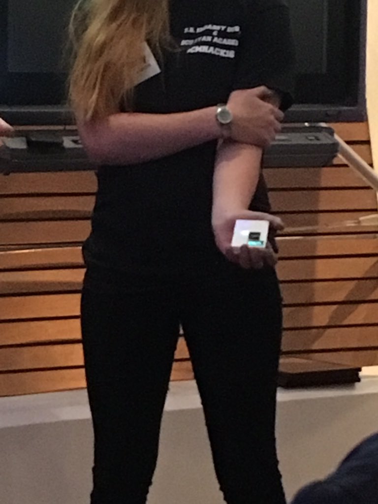 IsleOfHopeIRL's tweet photo. @BEEPhq16 @USEmbassyDublin @RyanAcademy impressive prototype! #CMHack16 https://t.co/U7G6SVXA0X