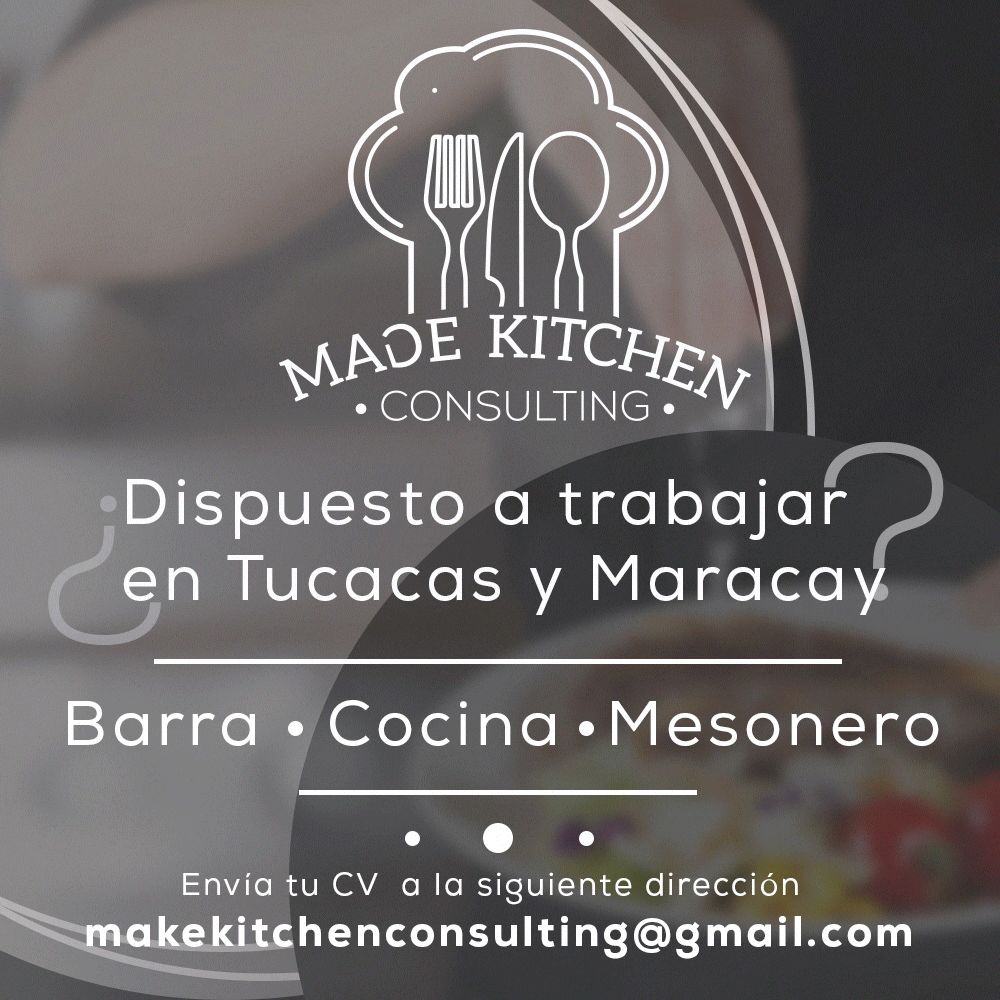 erikdiaz213's tweet image. #empleo #cocina #cocinero #chef #bartender #barman #mesonero #tucacas #falcon #maracay #aragua @make_kitchen