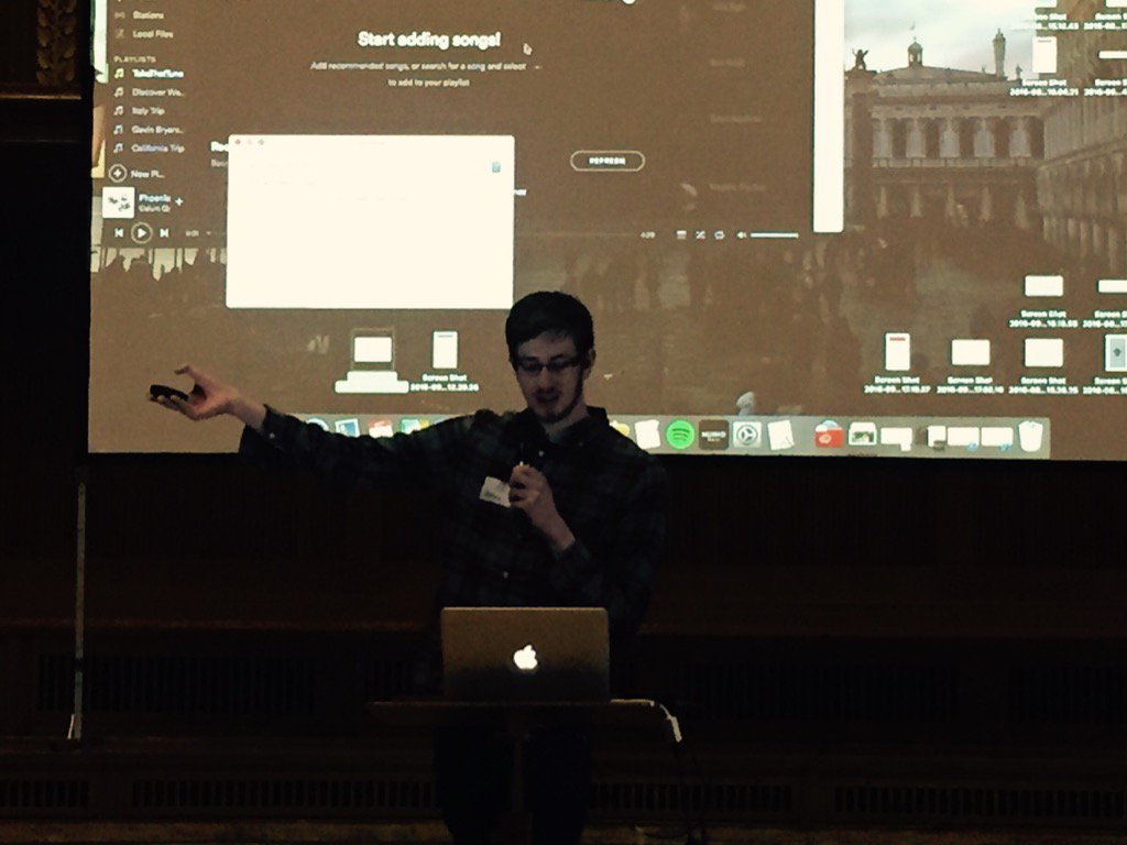 deedierxyz's tweet photo. Using a Nuimo to remote control Spotify, well done DylanMaryk! 🙌 Ship it! 🚢 #musichackday https://t.co/Nh7B14MG3H #SpotifyPlatform
